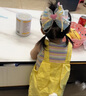 G.DUCKKIDS小黃鴨童裝女夏裝一周歲衣服女寶寶0-3歲嬰兒套裝5小童女孩兩件套 黃色 80 尺碼7-11月【75-85cm】 曬單實(shí)拍圖
