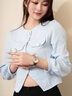 歐品客女士手表全自動(dòng)機(jī)械表防水夜光學(xué)生腕表七夕情人節(jié)生日禮物送女友 3202-間金白面-【典藏版】 曬單實(shí)拍圖
