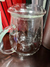 Glasslock 玻璃茶杯男女士專用茶水分離泡茶耐高溫杯子過濾花茶杯500ml 曬單實拍圖