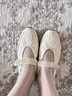 FOOT INDUSTRY「2025新款」FOOT INDUSTRY 足下工業(yè)珍珠瑪麗珍鞋古白薄底休閑女 古白色 （建議拍大一碼） 36 曬單實(shí)拍圖