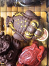 璽翰雅（ROYHOYE）宜興紫砂三足金蟾蜍陳洪軍描金轉(zhuǎn)眼發(fā)財金蟾茶寵茶道擺件可養(yǎng)茶玩 描金轉(zhuǎn)眼發(fā)財金蟾 曬單實拍圖