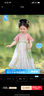 萌乎曉風(fēng) 漢服女童2026新款夏季兒童國風(fēng)公主裙超仙連衣裙 藍色 130 曬單實(shí)拍圖