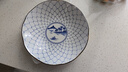 美濃燒（Mino Yaki）日本進(jìn)口陶瓷餐盤家用深盤古染藍(lán)繪南國山水釉下彩5件套禮盒裝 曬單實(shí)拍圖