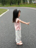 巴帝巴帝夏季嬰幼兒童純棉套裝女童短袖T恤褲子套裝輕薄透氣 調皮兔 100 曬單實拍圖