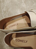 康莉（COMELY）低跟樂福鞋女羊皮簡約復(fù)古圓頭2025年春季平底小皮鞋 奶油白 37  曬單實(shí)拍圖