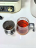 富光茶水分離泡茶杯大容量煮茶耐高溫玻璃杯子帶把手男士辦公室水杯 金屬灰650ml【304濾網(wǎng)】 曬單實(shí)拍圖