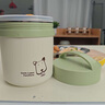 國風(fēng)保溫飯盒上班帶飯304不銹鋼保溫桶食品級學(xué)生便攜提鍋多層大容量 【1.4L】綠色小狗雙層提鍋 曬單實(shí)拍圖