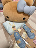 野獸派家居（tbh）三麗鷗Hello Kitty床上四件套全棉緞紋印花四季床品套件 黑皮格紋 1.8m床單款 曬單實(shí)拍圖