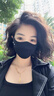 特步（XTEP）防曬口罩男女防曬面罩冰絲防紫外線護臉基尼高顏值騎行面罩高級黑 曬單實拍圖