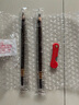 novo 刀削式砍刀眉筆防水防汗不易脫色新手初學者化妝師專用眉筆 1#深棕色+3#自然棕 曬單實拍圖