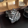 大號紫陶霸王金蟾茶寵擺件精品可養(yǎng)高檔招財紫砂蟾蜍茶玩茶臺裝飾 紫陶霸王金蟾 曬單實(shí)拍圖