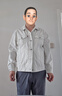Levi's李維斯25年春季新款男士時(shí)尚休閑寬松工裝風(fēng)灰白色夾克外套 灰白色 A5782-0066 M 曬單實(shí)拍圖