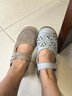 Walker Shop奧卡索休閑鞋女增高平底瑪麗珍鞋單鞋運(yùn)動(dòng)包頭涼鞋女151017淺沙38 曬單實(shí)拍圖