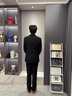 皮爾卡丹（pierre cardin）男士西服套裝商務(wù)正裝新郎結(jié)婚禮服感職業(yè)修身西裝 藏青西服+褲子+馬甲 XL 175 120-135斤 曬單實(shí)拍圖