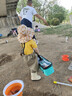 漁之源兒童趕海裝備連體下水褲防水褲幼兒園玩沙水衣服涉水雨褲雨鞋一體 尼龍金黃-兒童【輕量透氣】 23 （鞋內長(cháng)14） 曬單實(shí)拍圖