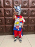 G.DUCKKIDS聯(lián)名奧特曼衣服兒童套裝夏季休閑裝男童夏裝短袖短褲運(yùn)動(dòng)裝小男孩 彩虹紅色+面具 110 尺碼4~5歲【100-110cm】cm 曬單實(shí)拍圖
