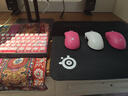 ATK 蜻蜓A9無線游戲鼠標(biāo)電競(jìng)辦公鼠標(biāo) 有線/藍(lán)牙/2.4G三模連接輕量化對(duì)稱極簡(jiǎn)工學(xué) A9 ProMax 玫紅色 曬單實(shí)拍圖