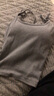 SecretWorld吊帶背心女免穿文胸一體式薄款美背春夏外穿內(nèi)搭上衣無袖新款辣妹 麻灰【V字美背】 M 【90-110斤】 曬單實(shí)拍圖