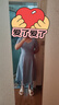 尚都比拉輕職場(chǎng)藍(lán)色連衣裙女夏季收腰顯瘦中長(zhǎng)裙泡泡袖裙子 淺藍(lán)色  M  曬單實(shí)拍圖