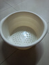 百易特泡腳盆泡腳桶按摩足浴好物過(guò)小腿保溫養(yǎng)生加厚大洗腳桶洗腳盆家用 奶油色【凸點(diǎn)按摩】 曬單實(shí)拍圖