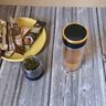 Stanisic德國品牌雙層高硼硅玻璃杯茶水分離高檔男女泡茶杯水杯子生日禮物 商務(wù)黑【雙層高硼硅玻璃】350ml 曬單實(shí)拍圖