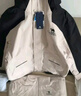 駱駝（CAMEL）三防沖鋒衣戶外登山服防風(fēng)防水防污三合一時(shí)尚運(yùn)動(dòng)外套 A23CA31070，淺摩卡/流云白，女 M 曬單實(shí)拍圖