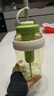【京東物流】水杯冰霸吸管杯高顏值學(xué)生茶水分離大容量杯子 肚肚杯1個(gè)-淺綠色 曬單實(shí)拍圖