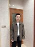才俏夾克男春秋季行政外套男士春秋季薄款休閑翻領(lǐng)夾克百搭刺繡風(fēng)衣 咖啡色 拉鏈款 M 102-115斤 曬單實(shí)拍圖
