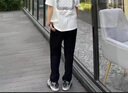 李寧運(yùn)動(dòng)褲男士春秋季直筒褲子大碼寬松夏季透氣跑步衛(wèi)褲男款休閑長(zhǎng)褲 黑色-平口【棉質(zhì)常規(guī) 親膚透氣】 L /175 (130-145斤) 曬單實(shí)拍圖