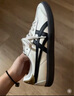 Onitsuka Tiger鬼塚虎男女款復古德訓鞋輕便透氣運動休閑板鞋TOKUTEN 1183B938 白色/黑色 42.5 曬單實拍圖