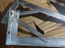 耐堅加厚角鋼三角層板托置物架支撐承重鍍鋅管道固定支架壁架貨架 鍍鋅三角架400 曬單實(shí)拍圖