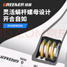 綠林（GREENER）活動扳手6+8寸套裝工具萬能家用活口扳手大開口多衛(wèi)浴扳子光柄 曬單實拍圖