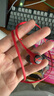 極度未知（HYPERX）云雀2 電競入耳式游戲耳機有線(xiàn)3.5mm接口筆記本電腦手機csgo吃雞絕地求生fps競技專(zhuān)用二代耳麥 【套裝2】云雀2紅+Type-C轉接頭 曬單實(shí)拍圖