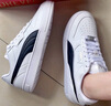彪馬（PUMA）【小白鞋】增高厚底網(wǎng)球風(fēng)板鞋女復古休閑鞋 SKYE 374764 白-黑色-02 35.5 曬單實(shí)拍圖