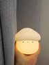 MUID蘑菇頭小夜燈臥室床頭可愛睡眠燈充電嬰兒喂奶燈柔光拍拍燈哺乳燈 曬單實拍圖