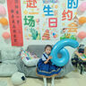 多美憶生日場景布置男孩數(shù)字生日氣球道具氛圍布置兒童派對裝飾藍(lán)色6 曬單實拍圖