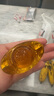 明恩黃水晶元寶擺件聚寶盆水晶小元寶招財(cái)琉璃擺件工藝品客廳裝飾品 水晶龍紋元寶6cm【一對(duì)】 曬單實(shí)拍圖