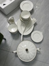 吉樂馳（JILECHI）家用輕奢景德鎮(zhèn)骨瓷餐具套裝碗盤陶瓷創(chuàng)意簡約金邊純白高顏值碗碟 10人套裝配皮質(zhì)錦盒 禪意 80頭 曬單實(shí)拍圖