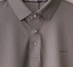 利郎冰氧酷涼感短袖polo衫男莫代爾25夏季 黑 5XL195/108A  曬單實(shí)拍圖