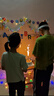 仕彩 生日快樂(lè)彩條派對(duì)裝飾品寶寶ins卡片祝福女孩場(chǎng)景布置背景墻彩 曬單實(shí)拍圖