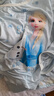 迪士尼莫代爾兒童睡衣夏季薄款女童家居服套裝空調(diào)服ZF36792-1 藍(lán)色130 曬單實(shí)拍圖