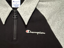Champion冠軍插肩袖Polo領(lǐng)連衣裙2025春季新款潮牌短裙撞色修身 黑色 S 曬單實(shí)拍圖