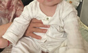 乖奇熊夏季薄款寶寶連體衣長(zhǎng)袖空調(diào)服透氣居家服嬰幼兒哈衣爬爬服 曬單實(shí)拍圖