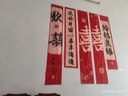 倍歡喜 結(jié)婚條幅布置婚房裝飾男女方訂婚掛布長(zhǎng)條喜字場(chǎng)景布置背景臥室 吾家有囍-【5條/送納米膠】 曬單實(shí)拍圖