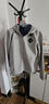 樂(lè )卡克（Le coq sportif）法國公雞春季男女同款連帽開(kāi)衫針織外套 黑色 XL 曬單實(shí)拍圖