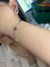潮宏基 四葉草鉑金耳釘女士白金耳飾送女友生日禮物 計(jì)價(jià)工費(fèi)200元 1.2g 一對款 含硅膠耳堵 曬單實(shí)拍圖