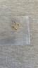 中國黃金（CHINA GOLD）黃金耳飾星星耳釘女足金彎鉤小豆豆飾七夕情人節(jié)禮物送女朋友老婆 星星耳釘【一對】約1.3g 曬單實(shí)拍圖