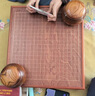 御圣圍棋棋盤五子棋實木棋桌單面云子圍棋套裝棋桌木圍棋罐TW-609 曬單實拍圖