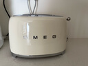 SMEG/斯麥格TSF01/02三明治早餐機(jī)烤面包機(jī)吐司多士爐 多功能意式復(fù)古家用加熱早餐機(jī)貝果可頌6檔烘烤 奶白色（兩片式） 曬單實(shí)拍圖