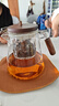 TEAHUE飄逸杯玻璃泡茶壺全玻璃內(nèi)膽燒水壺按壓茶具煮茶器茶水分離泡茶杯 曬單實(shí)拍圖